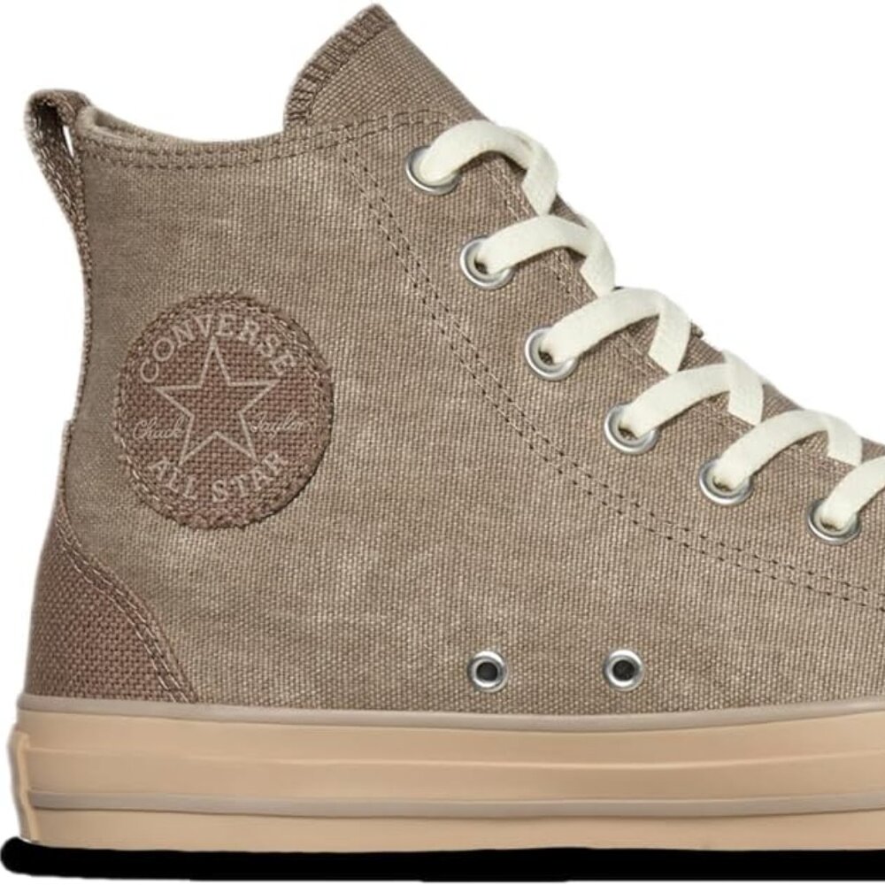 Converse Chuck Taylor Hi - Men's (A09123C, Beige/Beige), Vintage Cargo, 10.5